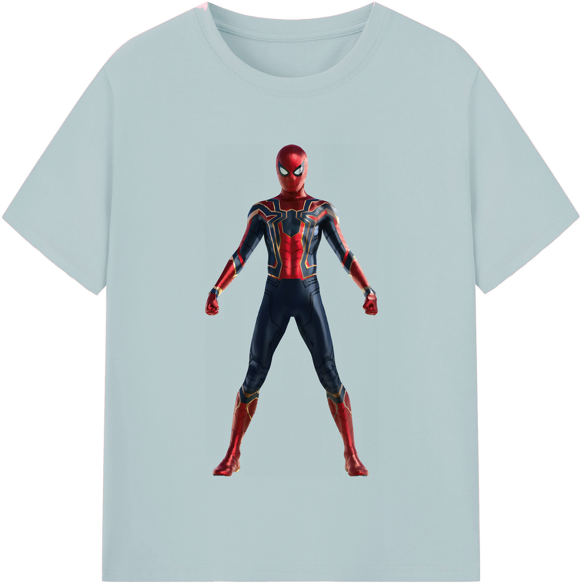 （画像用） Spider Man スパイダーマン 綿100％半袖Tシャツ（フロントプリント）